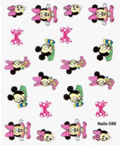 Minnie és Mickey baby körömmatrica Nails-590