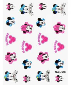 Minnie és Mickey körömmatrica Nails-588