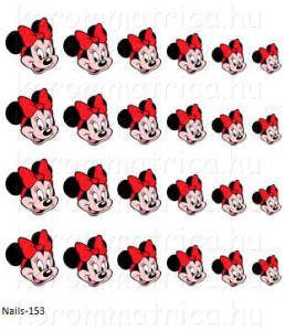Minnie körömmatrica Nails-153