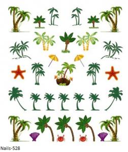 Pálmafa körömmatrica Nails-528