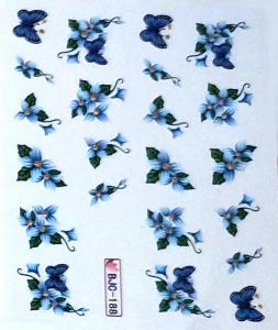 Pillangó és Virág Körömmatrica BJC-188