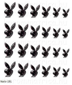 Playboy körömmatrica Nails-191