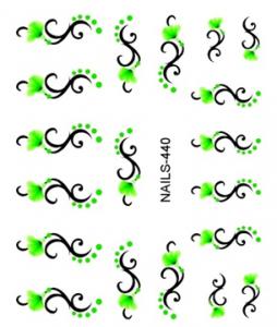 Virág körömmatrica Nails-440