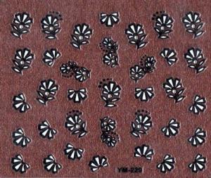 Virág Körömmatrica YM229