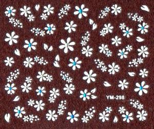 Virág Körömmatrica YM298