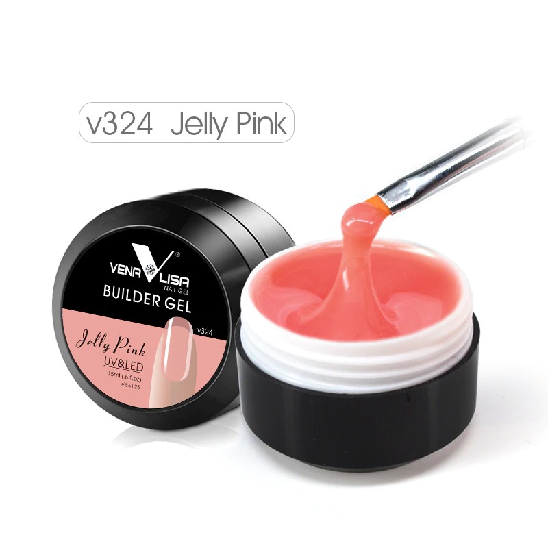 Venalisa Builder gel 15ml - Jelly pink