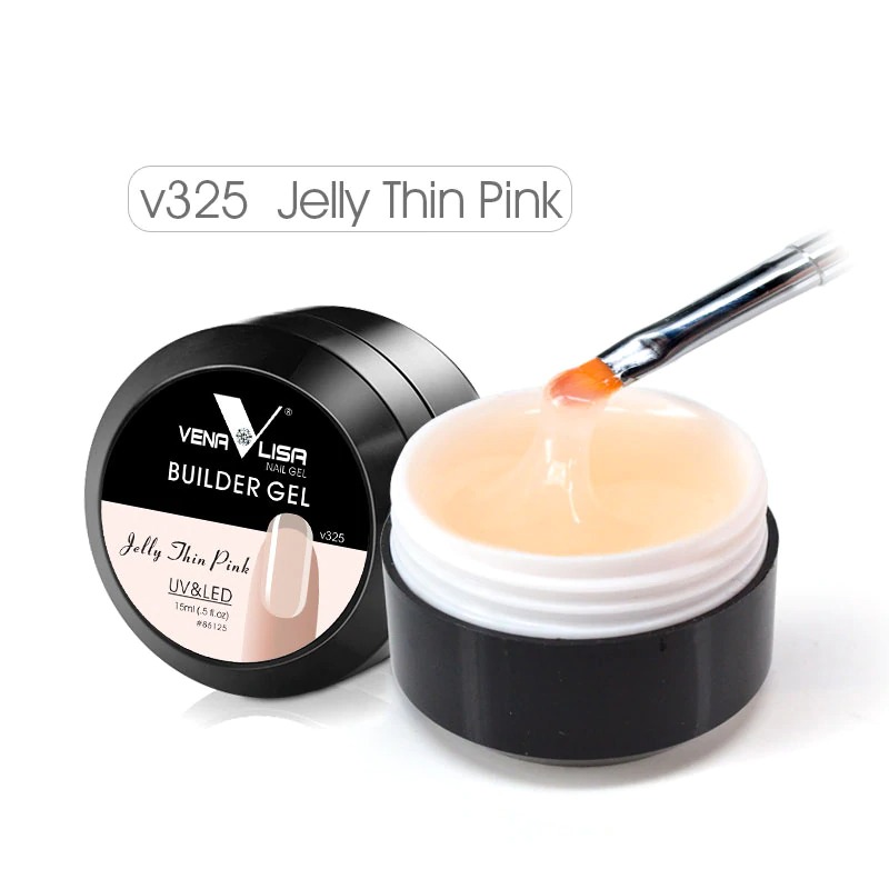 Venalisa Builder gel 15ml - Jelly thin pink