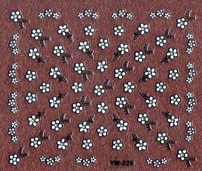 Virág Körömmatrica YM225