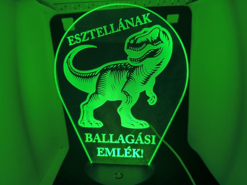 Dinoszaurusz LED lámpa