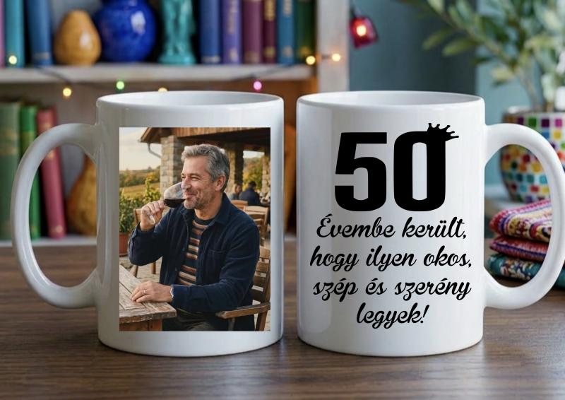 Egyedi fényképes bögre 3dl