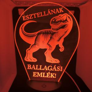 Dinoszaurusz LED lámpa