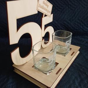 Évszámos pálinkás pohár szett