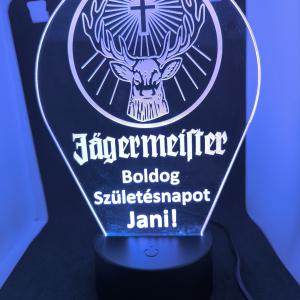 Jägermeister LED lámpa