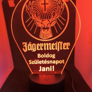 Jägermeister LED lámpa