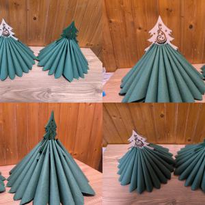 Karácsonyfa szalvétatartó