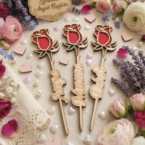 Személyre szabott fa rózsa