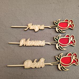 Személyre szabott fa rózsa