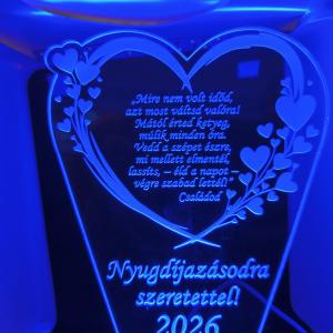 Szivecskés szív LED lámpa