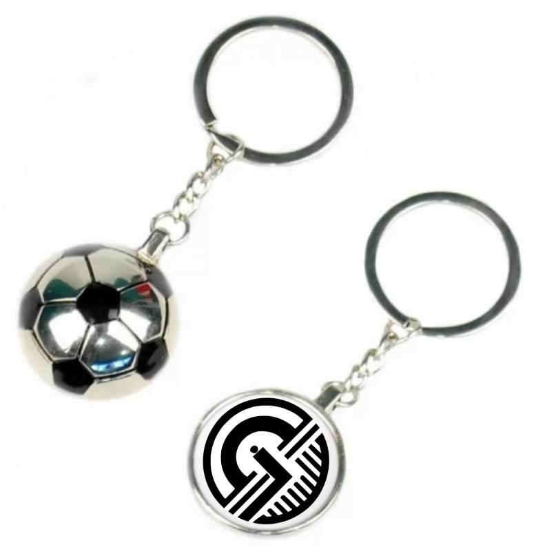 Focilabda kulcstartó