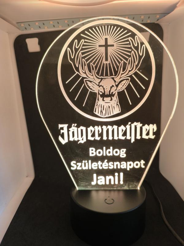 Jägermeister LED lámpa
