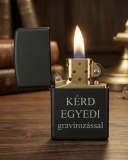 Egyedi Fém Benzines Öngyújtó - fekete
