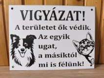 Házörző kutya - macska