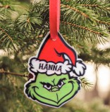 Névre szóló Grinch karácsonyfadísz