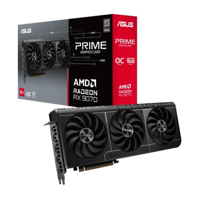 ASUS PRIME Radeon RX 9070 OC 16GB videokártya | PRIME-RX9070-O16G
