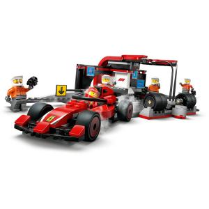LEGO® City - F1®-es boxutca és személyzet, Ferrari autóval | #60443