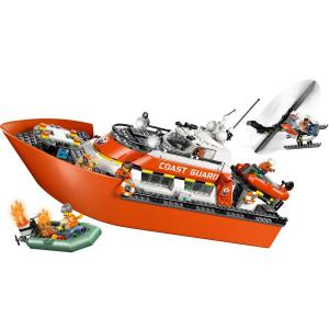 LEGO® City - Parti őrség mentőcsónak és helikopter | #60504