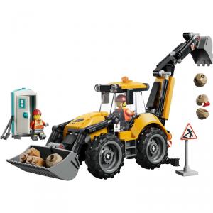 LEGO® City - Sárga árokásó-rakodó | #60480