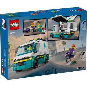LEGO® City - Sürgősségi mentőautó | #60451
