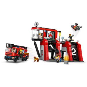 LEGO® City - Tűzoltóállomás és tűzoltóautó | #60414