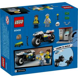 LEGO® City - Üldözés rendőrségi motorkerékpárral | #60455