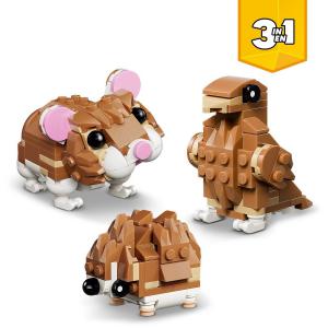 LEGO® Creator 3-in-1 - Aranyos hörcsög egy virággal | #31376