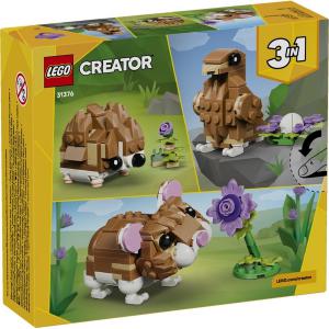 LEGO® Creator 3-in-1 - Aranyos hörcsög egy virággal | #31376