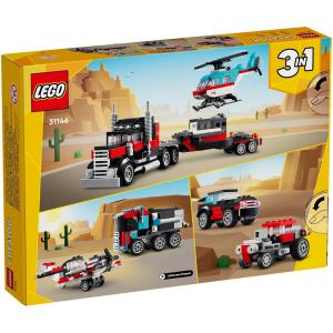 LEGO® Creator 3-in-1 - Platós teherautó és helikopter | #31146