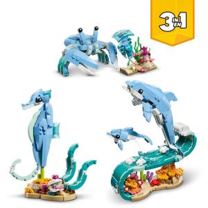 LEGO® Creator 3-in-1 - Tengeri állatok: Csodálatos delfinek | #31385