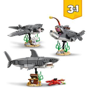 LEGO® Creator 3-in-1 - Veszedelmes cápa egy kincsesládával | #31381