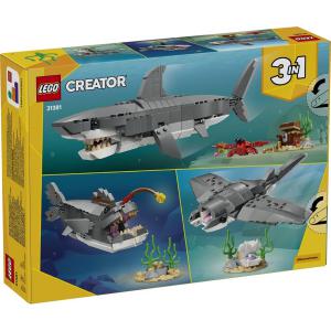 LEGO® Creator 3-in-1 - Veszedelmes cápa egy kincsesládával | #31381