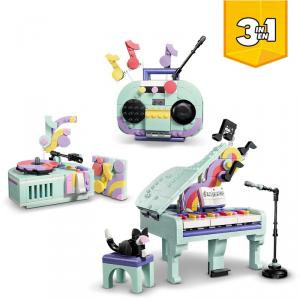 LEGO® Creator 3-in-1 - Zenés dekoráció cicával | #31392