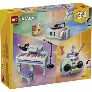 LEGO® Creator 3-in-1 - Zenés dekoráció cicával | #31392