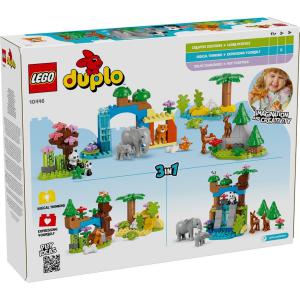 LEGO® DUPLO® - 3 az 1-ben állatcsaládok a vadvilágban | #10446