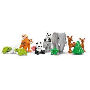 LEGO® DUPLO® - 3 az 1-ben állatcsaládok a vadvilágban | #10446