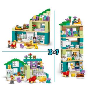 LEGO® DUPLO® - 3 az 1-ben modern családi ház figurákkal | #10470