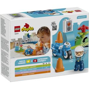 LEGO® DUPLO® - Kék rendőrségi motorkerékpár | #10471