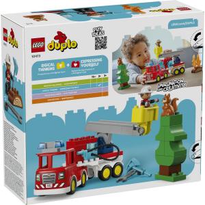 LEGO® DUPLO® - Tűzoltóautó tömlővel és tűzoltóval | #10473