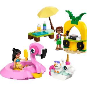 LEGO® Friends - Medencés buli flamingóval és egyszarvúval | #42658