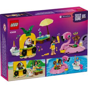 LEGO® Friends - Medencés buli flamingóval és egyszarvúval | #42658