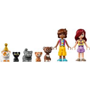 LEGO® Friends - Születésnapi cicazsúr és lombház cicáknak | #42666